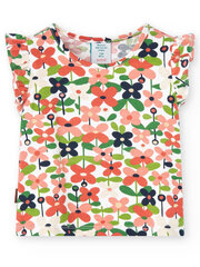 Футболка BOBOLI Flower Print 228046 520238867 цена и информация | Рубашки для девочек | kaup24.ee