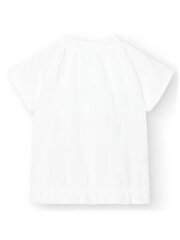 Футболка для девочек Boboli, белая цена и информация | Рубашки для девочек | kaup24.ee