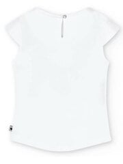 Boboli T-särk tüdrukutele 728445 520239703, valge цена и информация | Рубашки для девочек | kaup24.ee