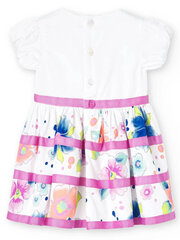 Платье BOBOLI Flower Print White 708195 520239595 цена и информация | Платья для девочек | kaup24.ee