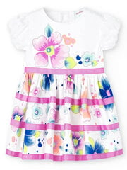 Платье BOBOLI Flower Print White 708195 520239595 цена и информация | Платья для девочек | kaup24.ee