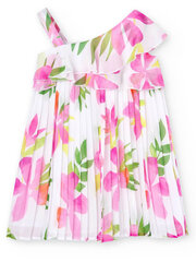Платье BOBOLI Flower Print Pink 728153 520239667 цена и информация | Платья для девочек | kaup24.ee