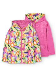 Куртка BOBOLI Flower Print 408204 520239224 цена и информация | Куртки, пальто для девочек | kaup24.ee