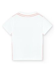 Футболка для мальчика Boboli, белая цена и информация | Рубашки для мальчиков | kaup24.ee