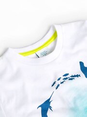 Футболка для мальчика Boboli White 528184 520239533, белый цена и информация | Рубашки для мальчиков | kaup24.ee
