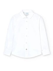 Рубашка для мальчика Boboli White 738031 520239746, белый цена и информация | Рубашки для мальчиков | kaup24.ee