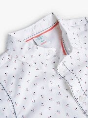 Рубашка для мальчика Boboli Print 738389 520239786, белый цена и информация | Рубашки для мальчиков | kaup24.ee