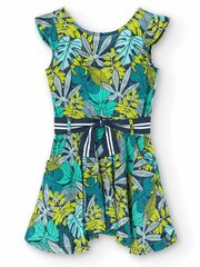 Платье Boboli Tropic Print 458018 520239329, зеленый цена и информация | Платья для девочек | kaup24.ee
