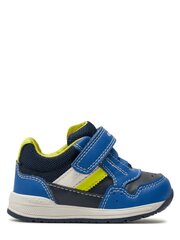 Geox детская повседневная обувь Rishon Navy Fluo Yellow B250RA 0BC14 C4502 573232593, синий цена и информация | Детская спортивная обувь | kaup24.ee