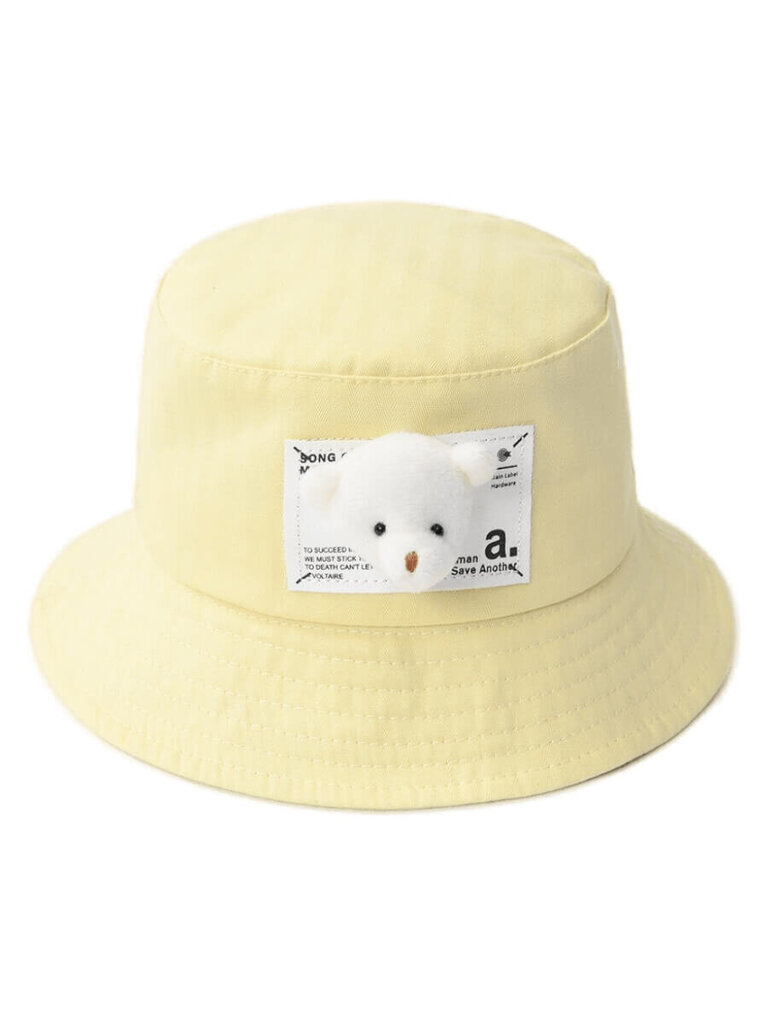 Müts tüdrukutele Be Snazzy Teddy CDL-0004 520763810, kollane hind ja info | Tüdrukute mütsid, sallid, kindad | kaup24.ee