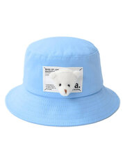 Панама для девочек Be Snazzy Teddy Blue CDL-0004 520763812, синий цена и информация | Шапки, перчатки, шарфы для девочек | kaup24.ee