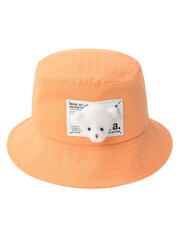Панама для девочек Be Snazzy Teddy Peach CDL-0004 520763814, оранжевый цена и информация | Шапки, перчатки, шарфы для девочек | kaup24.ee