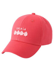 Бейсболка BE SNAZZY La La La Red CZD-0184 520763824 цена и информация | Шапки, перчатки, шарфы для девочек | kaup24.ee