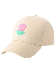 Nokamüts tüdrukutele ilma Snazzy Tulipita CZD-0185, beež hind ja info | Tüdrukute mütsid, sallid, kindad | kaup24.ee