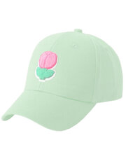 Nokamüts tüdrukutele ilma Snazzy Tulipita CZD-0185, roheline hind ja info | Tüdrukute mütsid, sallid, kindad | kaup24.ee