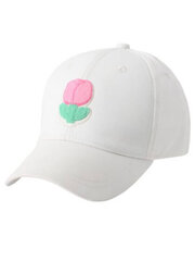 Nokamüts tüdrukutele ilma Snazzy Tulip CZD-0185, valge hind ja info | Tüdrukute mütsid, sallid, kindad | kaup24.ee