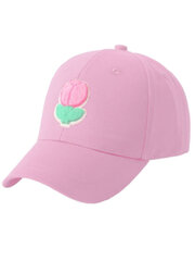 Nokamüts tüdrukutele ilma Snazzy Tulip CZD-0185, roosa hind ja info | Tüdrukute mütsid, sallid, kindad | kaup24.ee