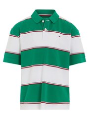 Рубашка поло TOMMY HILFIGER Global Rugby Stripe Polo S/s KB0KB088570CH 540125550 цена и информация | Рубашки для мальчиков | kaup24.ee