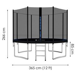 Aiabatuut Springos TP0003, 365 cm 12ft цена и информация | Батуты | kaup24.ee