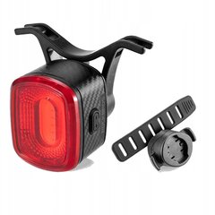 Rockbros Q2S LED USB-C rear bicycle light - black цена и информация | Велосипедные фонари, отражатели | kaup24.ee