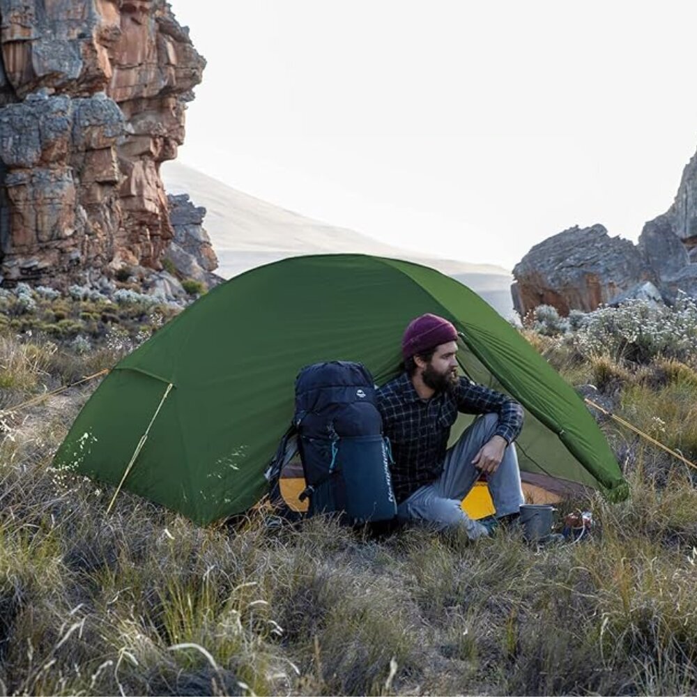 2 inimese telk mattidega Naturehike Mongar Ultralight, roheline цена и информация | Telgid | kaup24.ee