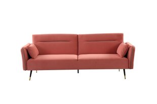 Диван Podrez VERDI 3-местный раскладной диван-кровать, розовый цена и информация | Диваны | kaup24.ee