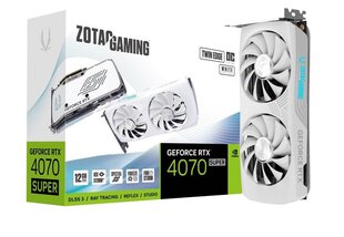 Zotac Gaming GeForce RTX 4070 Super Twin Edge OC White Edition (ZT-D40720Q-10M) цена и информация | Видеокарты | kaup24.ee