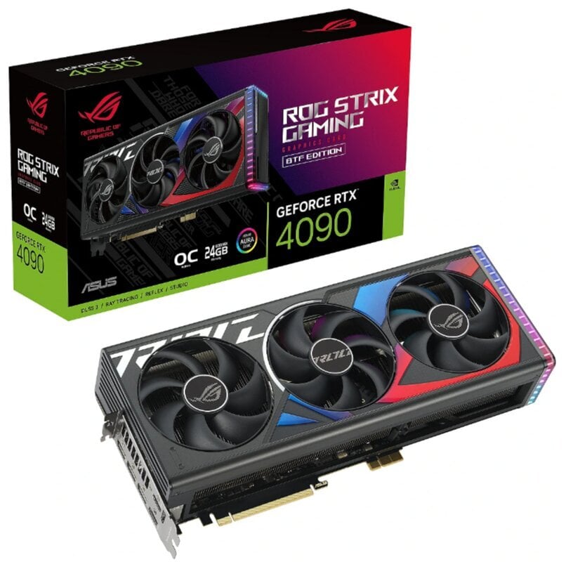 Asus ROG Strix GeForce RTX 4090 BTF OC Edition (ROG-STRIX-RTX4090-O24G-BTF-GAMING) hind ja info | Videokaardid (GPU) | kaup24.ee