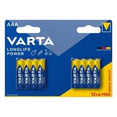 Щелочные элементы Varta AA Longlife Power 16 шт. цена и информация | Батарейки | kaup24.ee