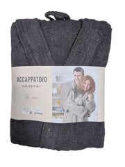 Мужской хлопковый халат, серый цена и информация | Мужские халаты, пижамы | kaup24.ee