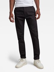 Püksid meestele G-Star Bronson 2.0 Slim Chino D21038 D305 6484 32, must цена и информация | Мужские брюки | kaup24.ee