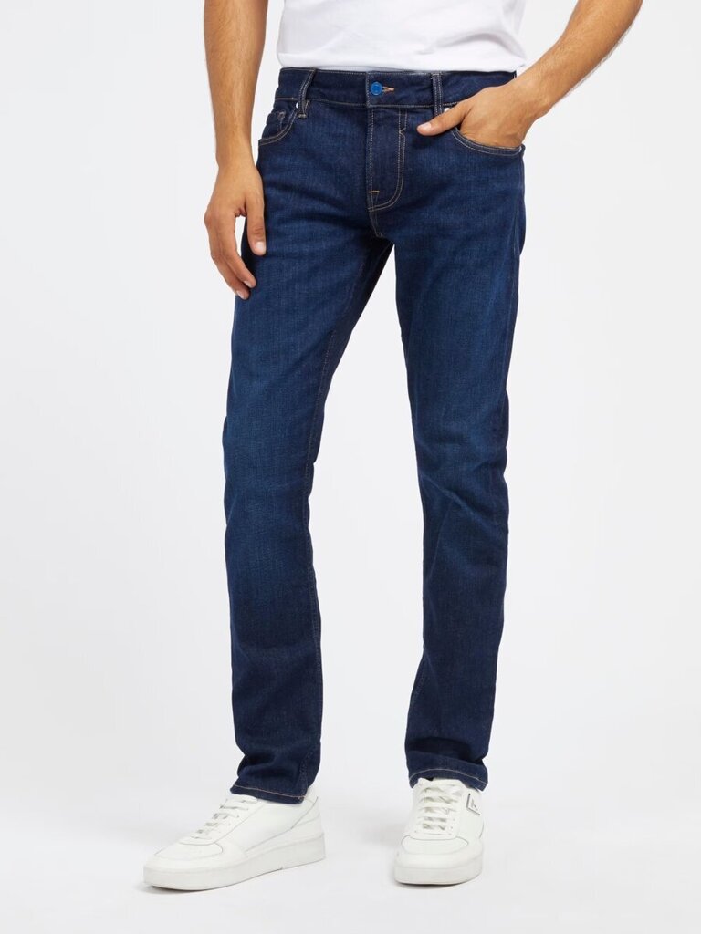 Guess Jeans teksad meestele Miami Delta M4RAN1 D58O1 DE11 32', sinine hind ja info | Meeste teksad | kaup24.ee