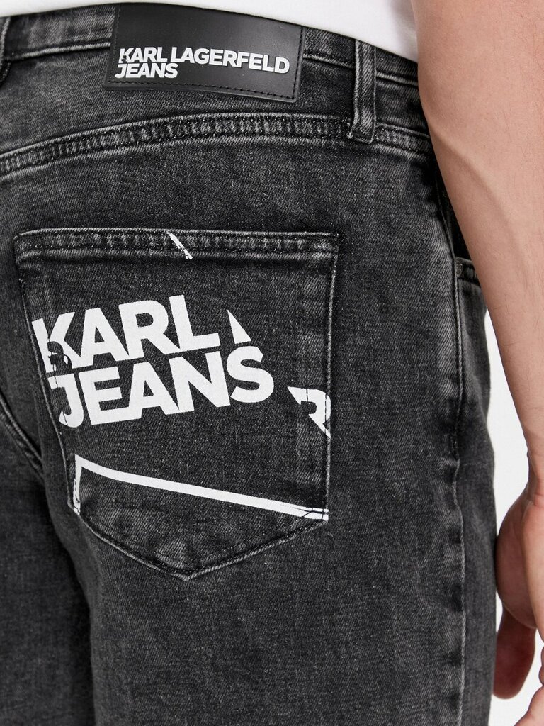 Karl Lagerfeld Teksad meestele Slim 240D1115 563760140, hall цена и информация | Meeste teksad | kaup24.ee