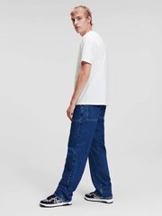 T-särk meestele Karl Lagerfield Jeans Monogram White 236D1704 563760199, valge цена и информация | Мужские футболки | kaup24.ee