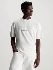 T-särk meestele Calvin Klein Jeans, valge hind ja info | Meeste T-särgid | kaup24.ee