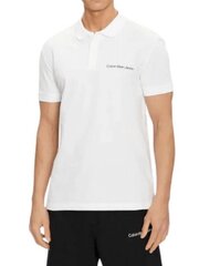 Рубашка поло CALVIN KLEIN JEANS Institutional Bright White J30J325495YAF 560077902 цена и информация | Мужские футболки | kaup24.ee