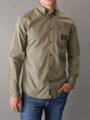 Рубашка CALVIN KLEIN JEANS Utility Overshirt Dusty Olive J30J325174LDY 560078045 цена и информация | Мужские рубашки | kaup24.ee