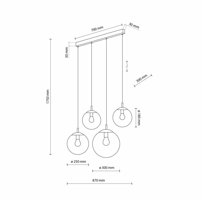 TK Lighting rippvalgusti Esme Mix 4795 hind ja info | Rippvalgustid | kaup24.ee