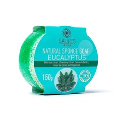 Мыло-губка, Saules Fabrika Eucalyptus 150г. цена и информация | Принадлежности для уборки | kaup24.ee