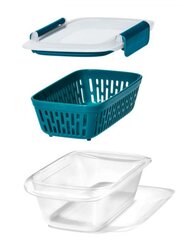 Посуда для хранения продуктов OXO Prep And Go Container With Colander цена и информация | Посуда для хранения еды | kaup24.ee