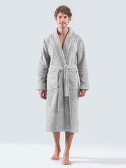 Халат KARNA Leon Grey 3832 722350825 цена и информация | Мужские халаты, пижамы | kaup24.ee