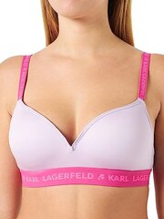 Karl Lagerfeld rinnahoidja naistele polsterdatud 545010054, roosa hind ja info | Rinnahoidjad | kaup24.ee
