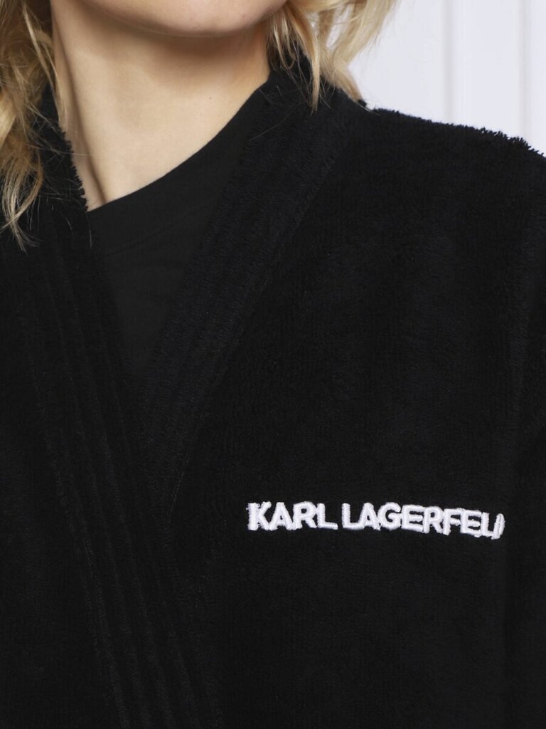 Karl Lagerfeld hommikumantel naistele Ikonik 2.0 545009832, must hind ja info | Naiste hommikumantlid | kaup24.ee