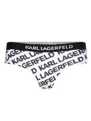 Плавки Karl Lagerfeld Bikini Hipster W/ Logo Elastic Diagonal All Over White 230W2214 545009850 цена и информация | Женский купальник, разноцветный | kaup24.ee