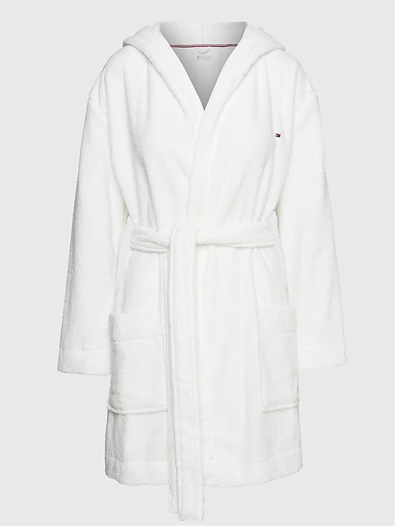 Tommy Hilfiger hommikumantel naistele Lounge Hooded 545663245, valge hind ja info | Naiste hommikumantlid | kaup24.ee