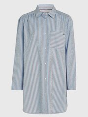 Ночная сорочка TOMMY HILFIGER Shirt Nola Stripe Vessel Blue цена и информация | Женские пижамы, ночнушки | kaup24.ee