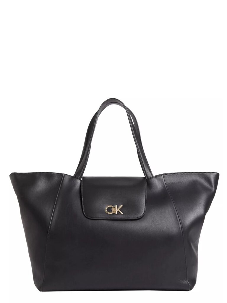 Käekott Calvin Klein Re-Lock Shopper W/klapp must K60K611052BAX 545010458 цена и информация | Naiste käekotid | kaup24.ee