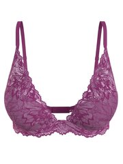 Calvin Klein бюстгальтер Lightly Lined Plunge Wild Aster 000QF6396EVID 545667599, фиолетовый цена и информация | Бюстгальтеры | kaup24.ee