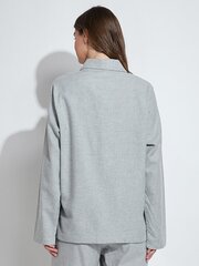 Пижама CALVIN KLEIN L/s Button Down Grey Heather 000QS7034EP7A 545667533 цена и информация | Женские пижамы, ночнушки | kaup24.ee