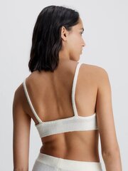 Calvin Klein rinnahoidja naistele voodrita Bralette Ivory 545667662, valge hind ja info | Rinnahoidjad | kaup24.ee